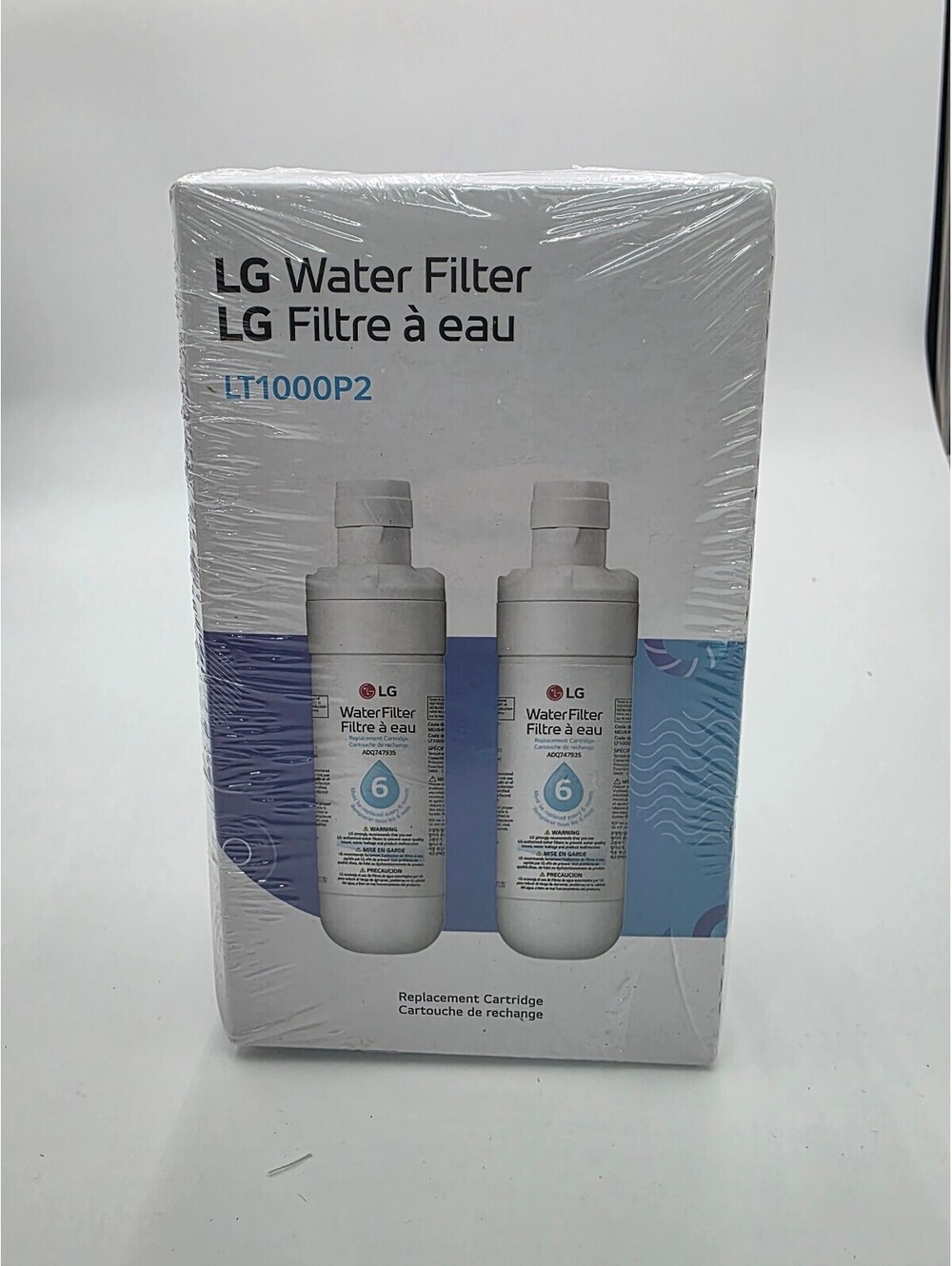 LG LT1000P2 Water Filter Replacement Cartridge - 2 Pack